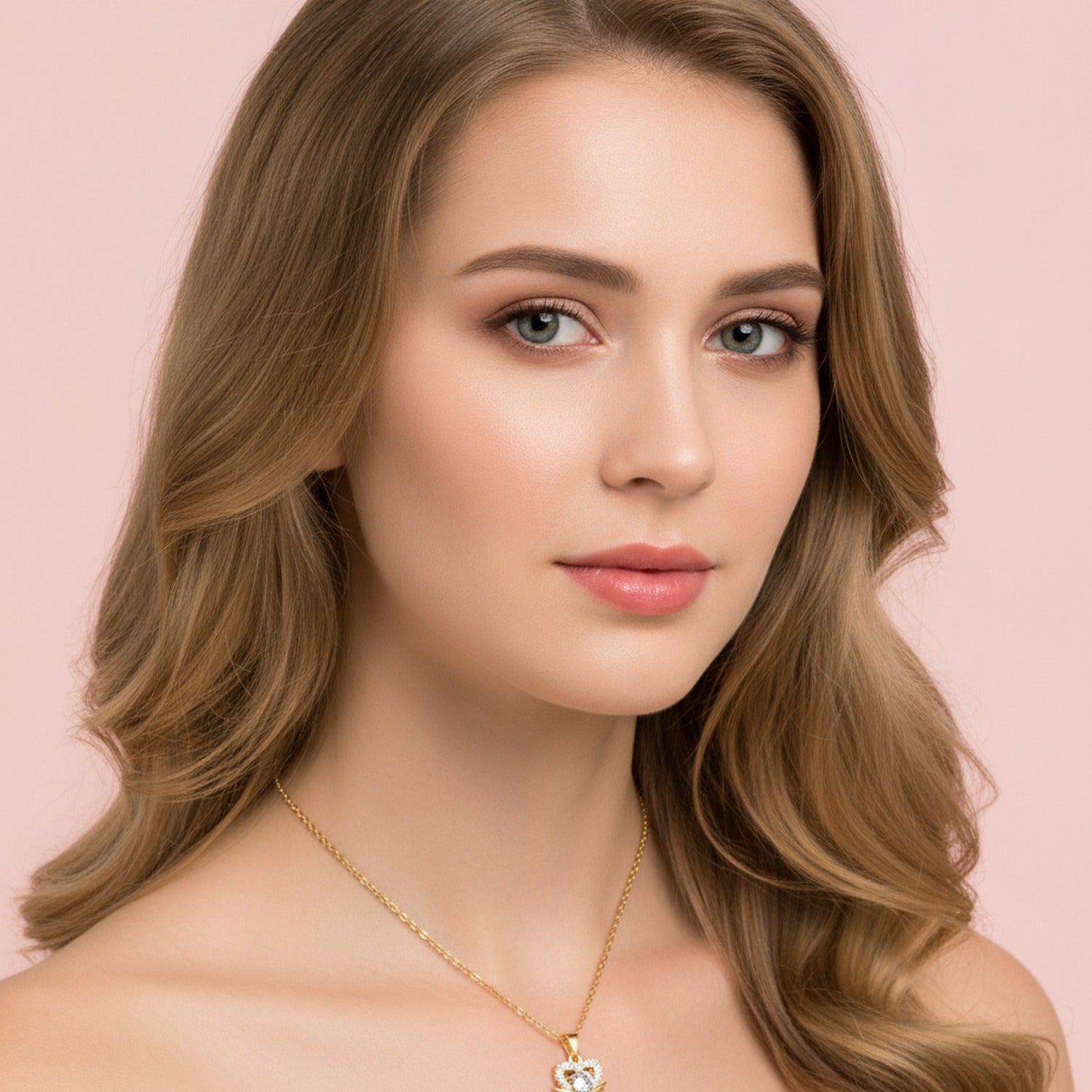 Pearl Shell Pendant Chain Necklace - 8171 Pearl Shell Necklace - Silver