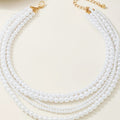 Elegant Layered Pearl Necklace – jewelry (view 1)