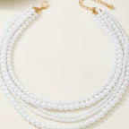 Elegant Layered Pearl Necklace – jewelry (view 1)