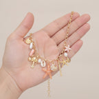 Gold Ocean Charms Statement Necklace – jewelry (view 3)