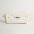 Kawaii Bear Embroidered Pencil Case – stationery (view 1)