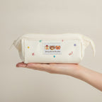 Kawaii Bear Embroidered Pencil Case – stationery (view 3)