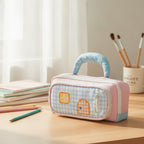 Cute Sunlight House Design Pencil Case – stationery (view 3)