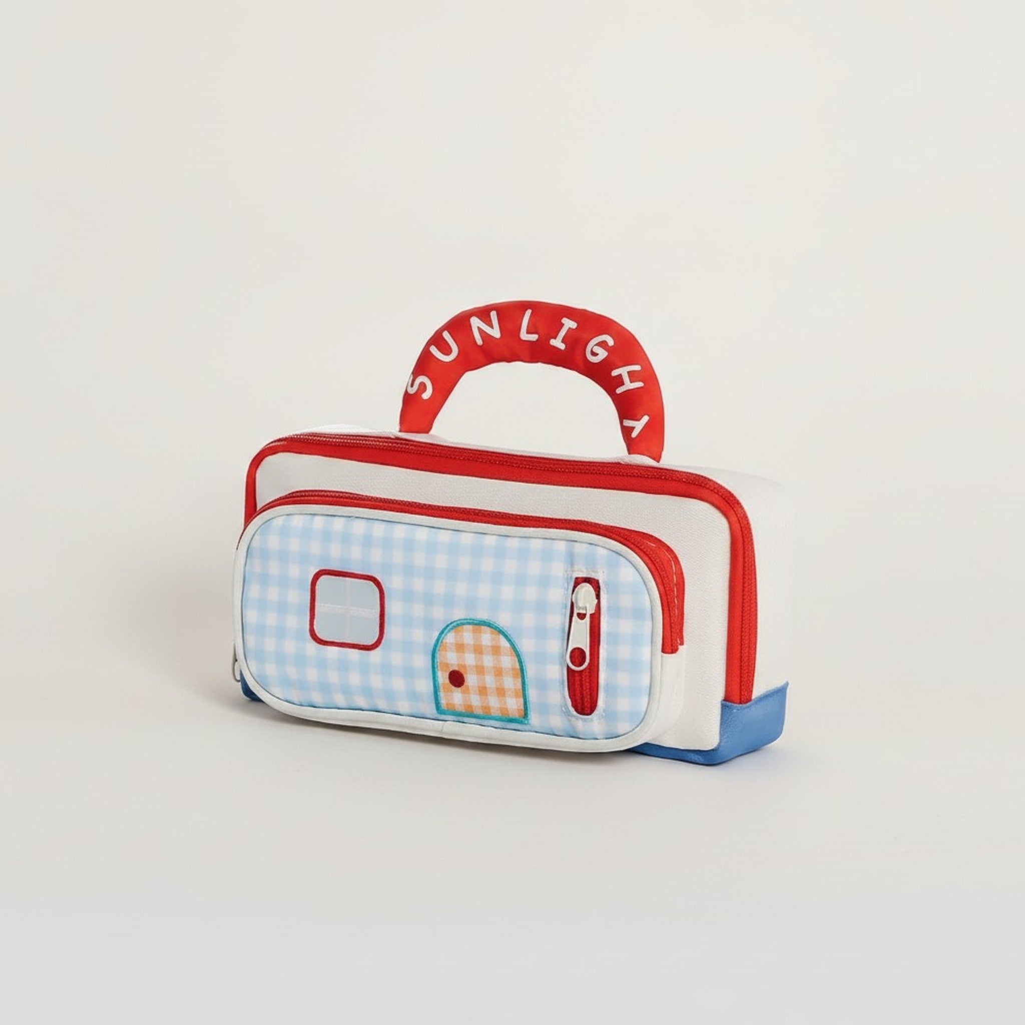 Cute Sunlight House Design Pencil Case – stationery (view 2)
