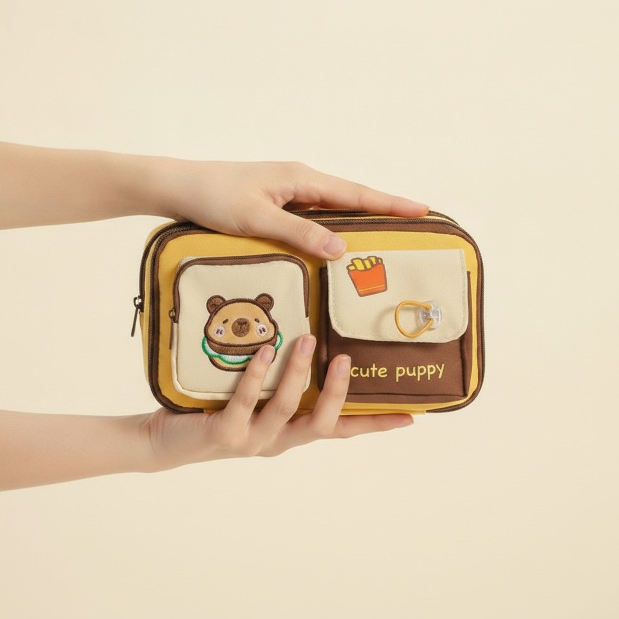 Cute Bear Puppy Pencil Case – stationery (view 4)