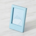 Rectangular Photo Frame with Stand - Sky Blue – stationery (view 3)