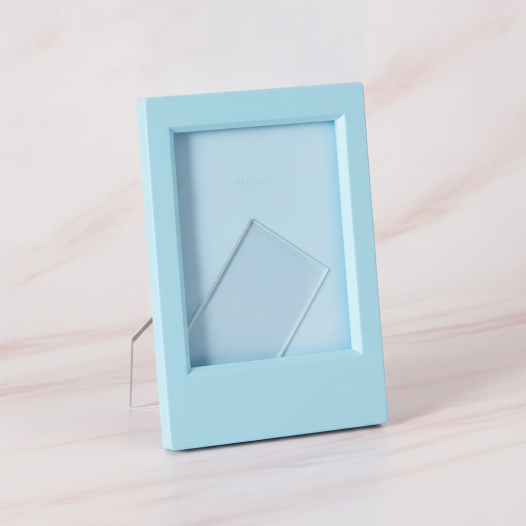 Rectangular Photo Frame with Stand - Sky Blue