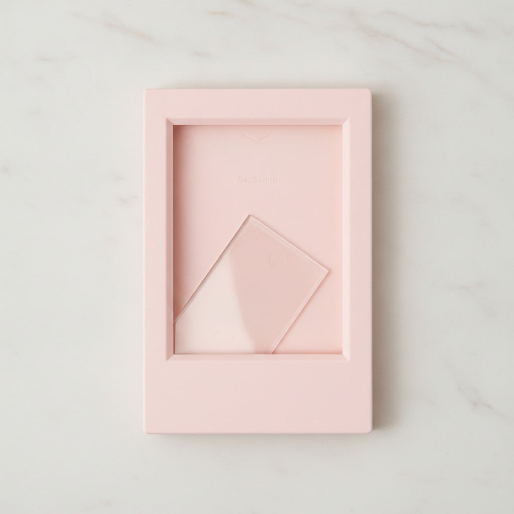 Rectangular Photo Frame with Stand - Cherry Blossom Pink – stationery (view 2)