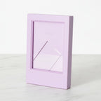 Rectangular Photo Frame with Stand - Lilac Purple – stationery (view 3)