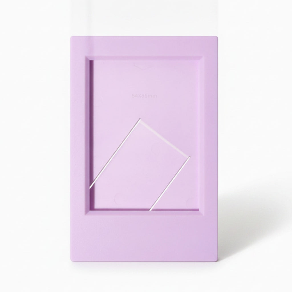 Rectangular Photo Frame with Stand - Lilac Purple – stationery (view 1)