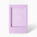 Rectangular Photo Frame with Stand - Lilac Purple – stationery (view 1)