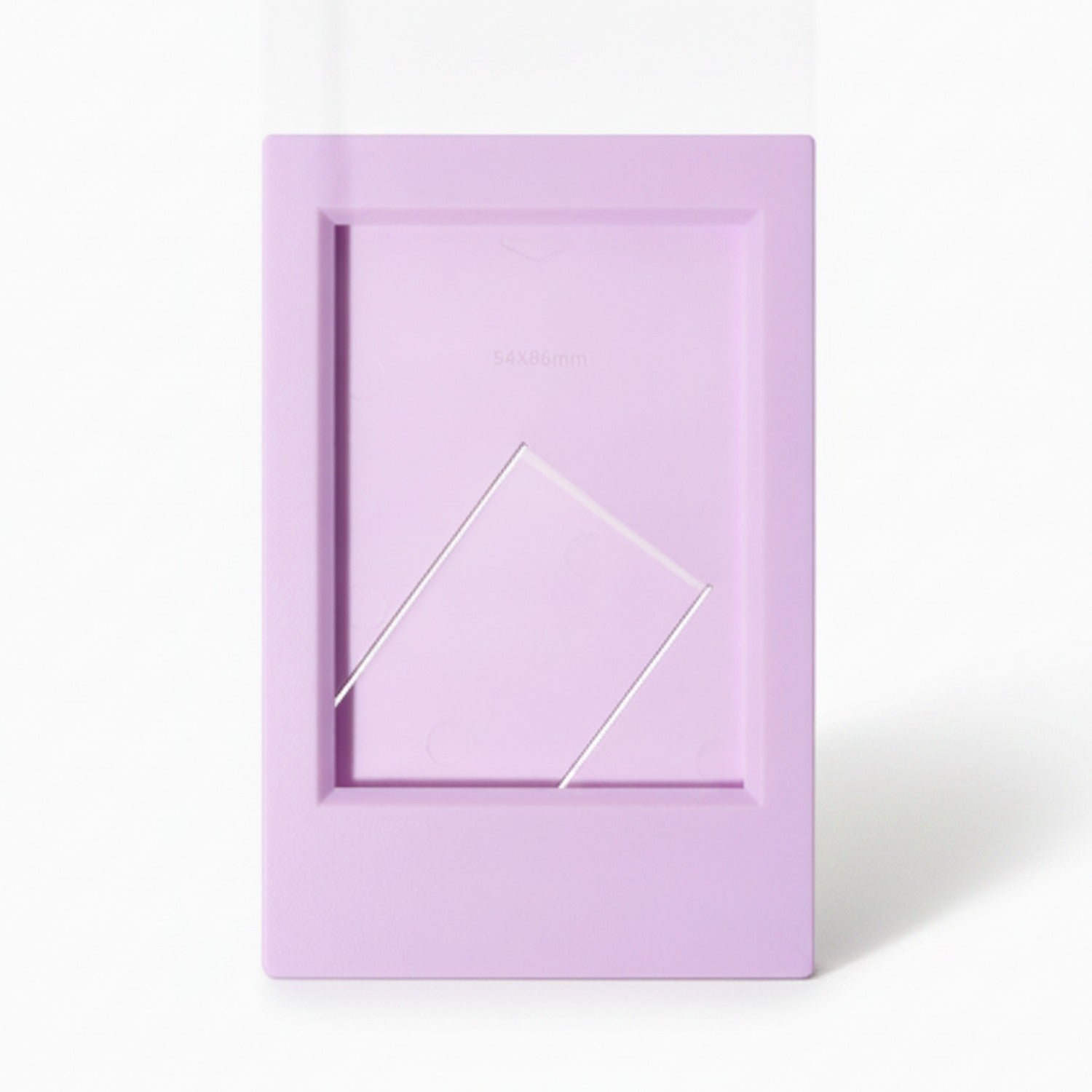 Rectangular Photo Frame with Stand - Lilac Purple