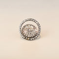 Sparkling Crystal Pearl Phone Ring Stand – tech (view 1)