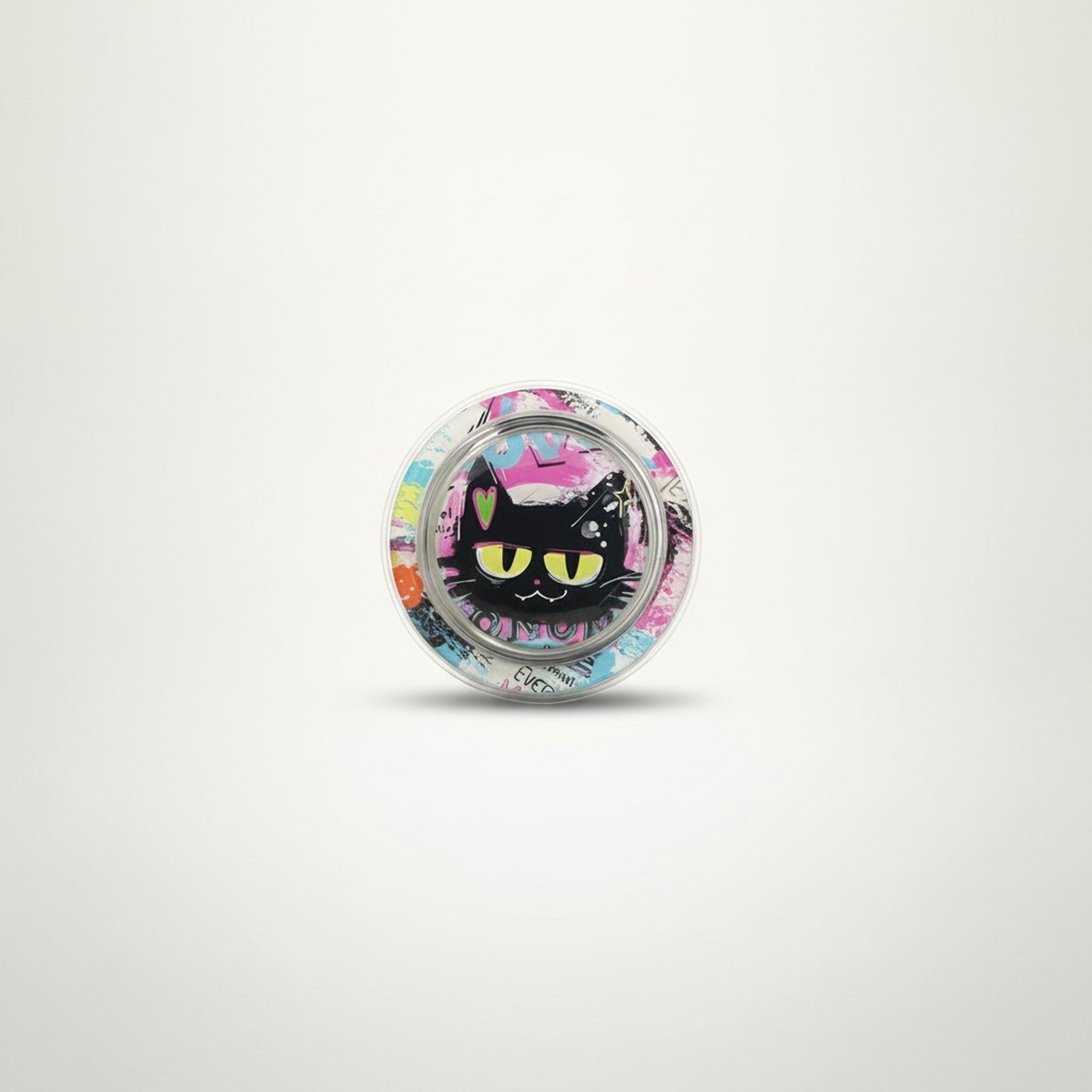 Graffiti Cat Phone Grip – tech (view 1)