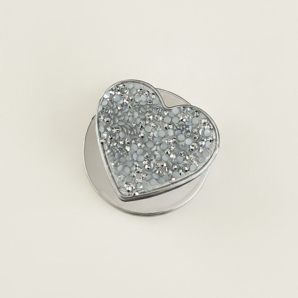 Sparkling Heart Crystal Phone Grip – tech (view 1)