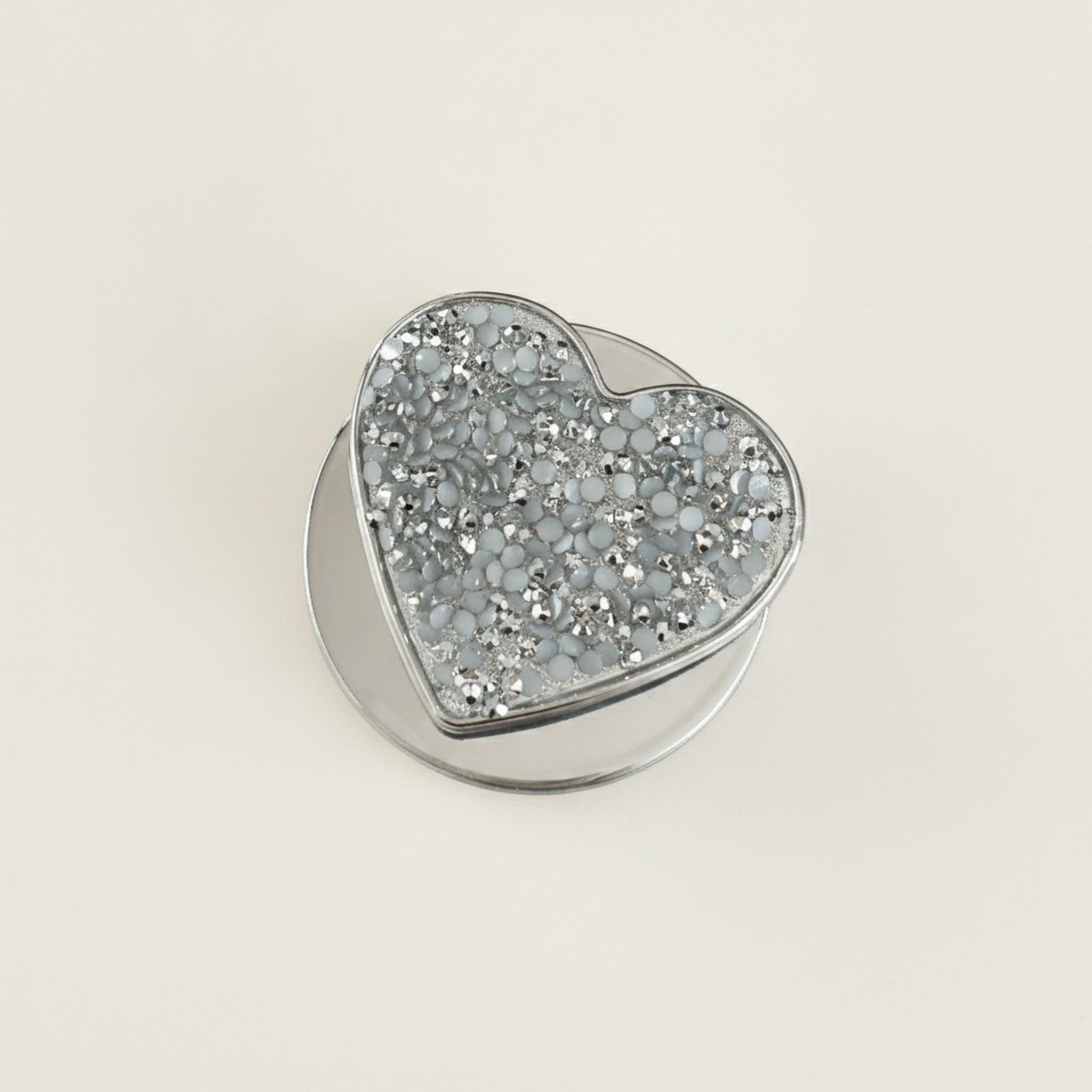 Sparkling Heart Crystal Phone Grip – tech (view 1)