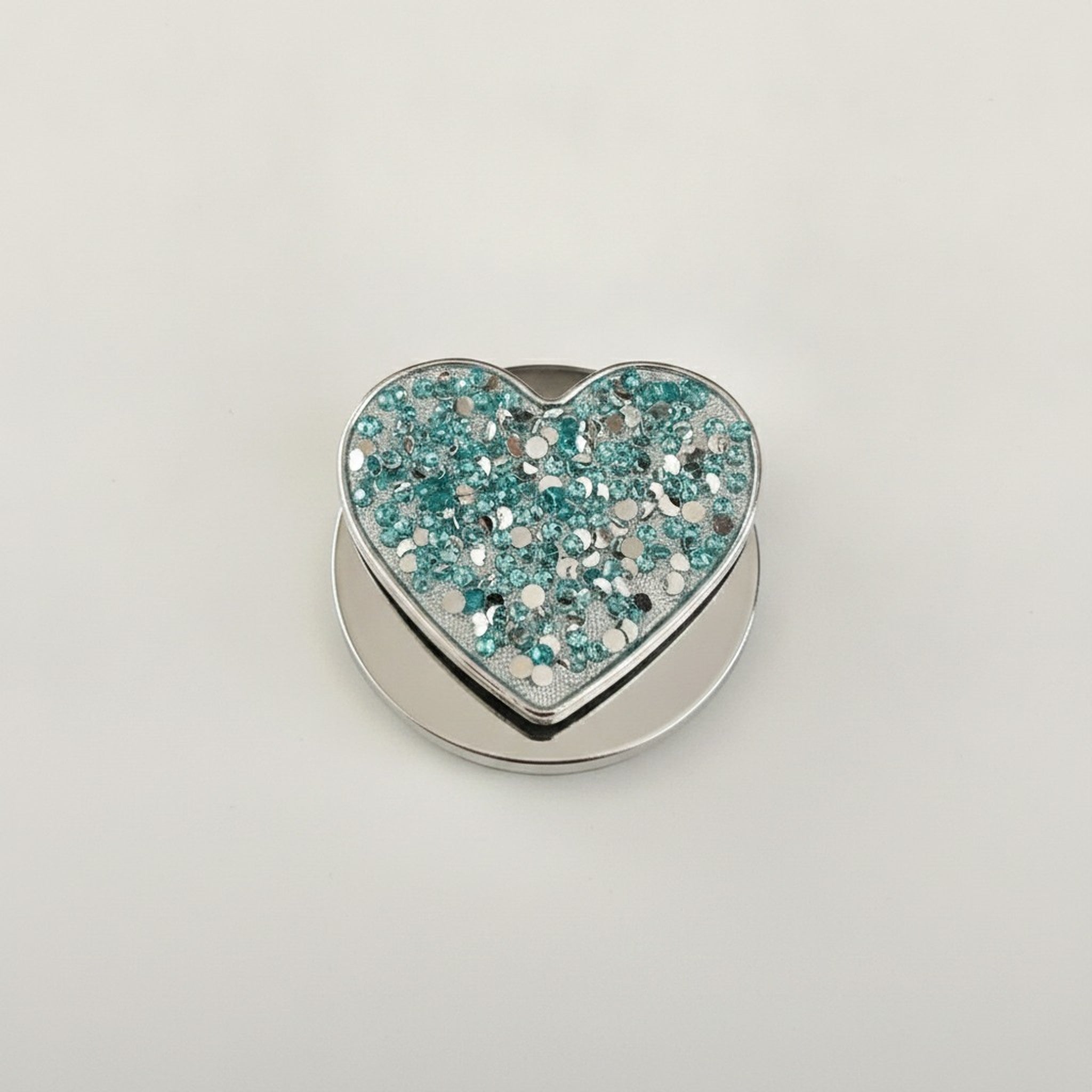 Sparkling Heart Crystal Phone Grip – tech (view 3)