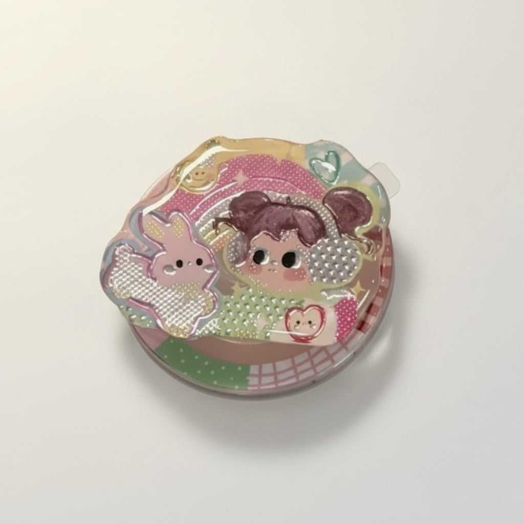 Iridescent Cartoon Magnetic Phone Grip – tech (view 1)