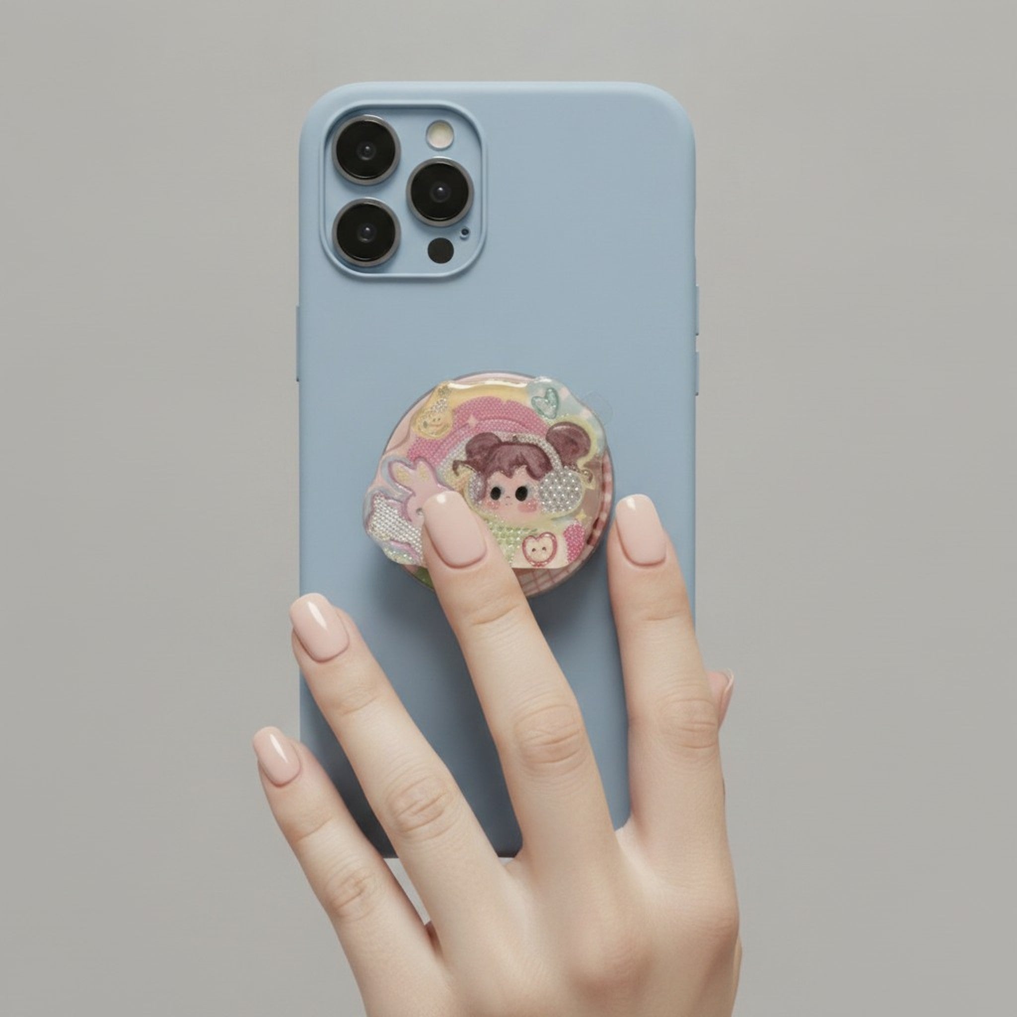 Iridescent Cartoon Magnetic Phone Grip – tech (view 4)