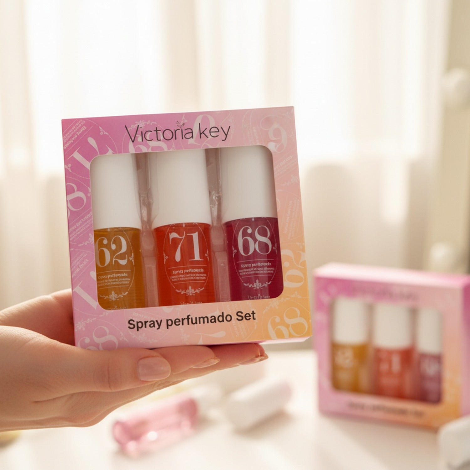 Perfumed Body Spray Set Multicolor Collection
