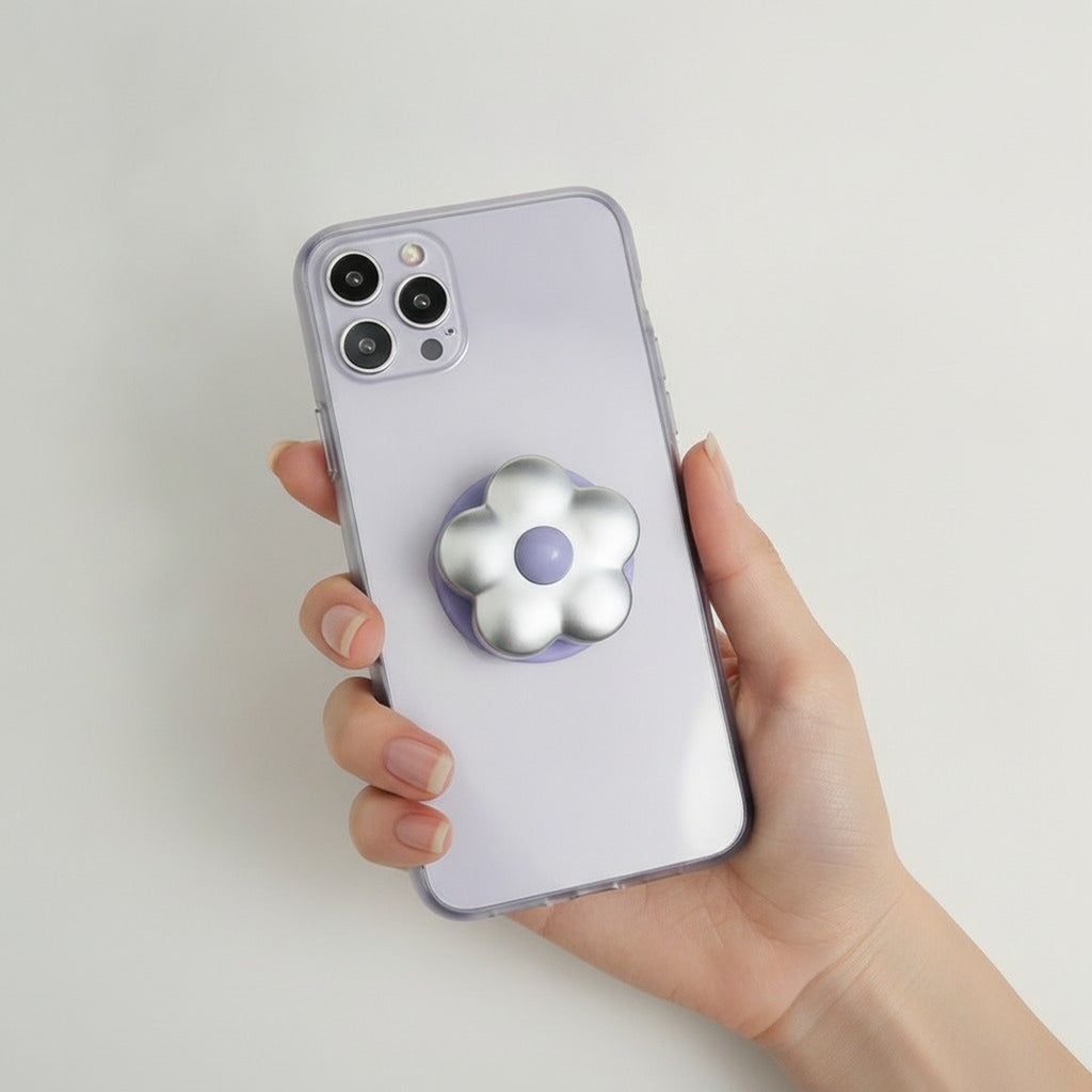 K-Fashion Flower Phone Grip – tech (view 3)