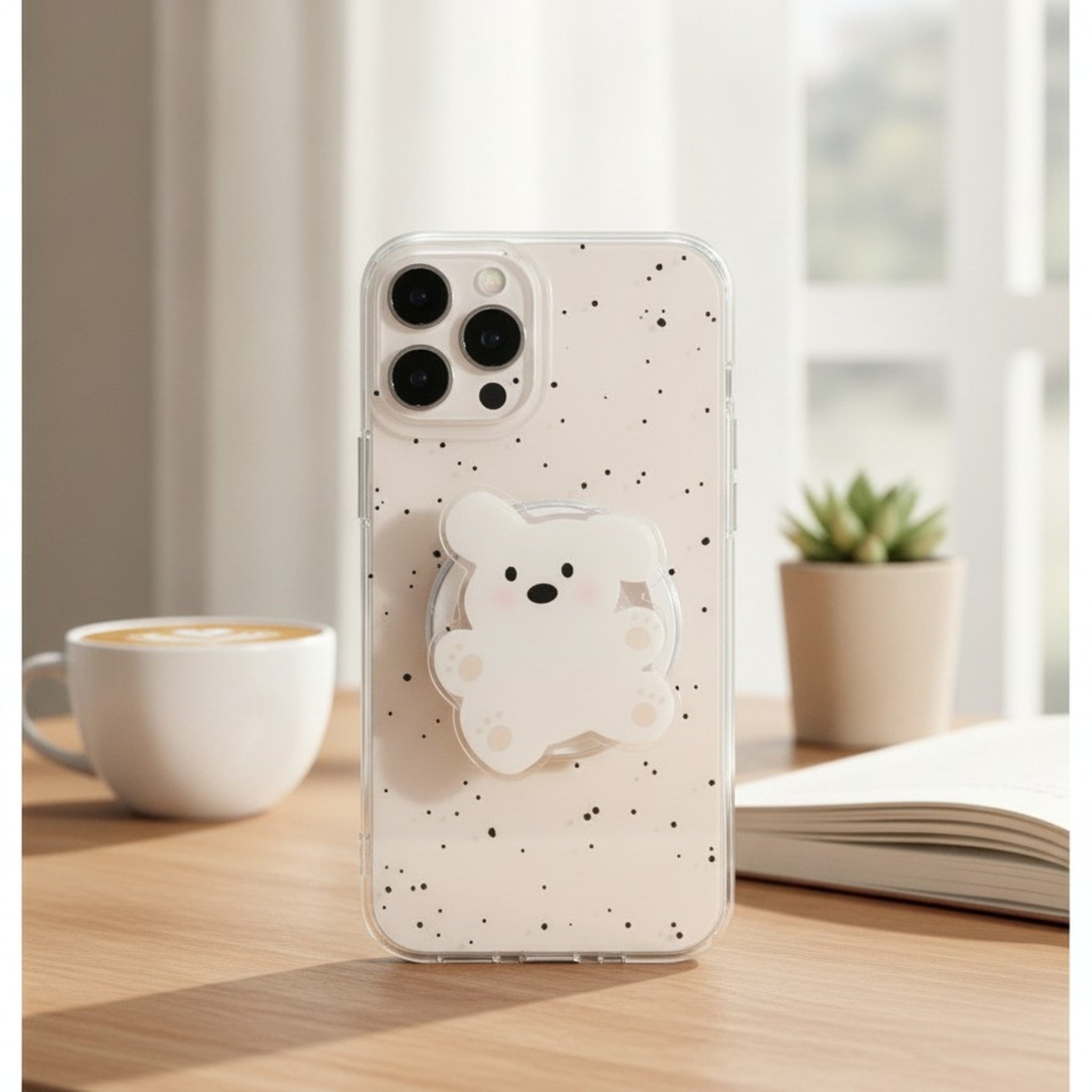 Cute Animal Magnetic Grip Phone Case – tech (view 3)
