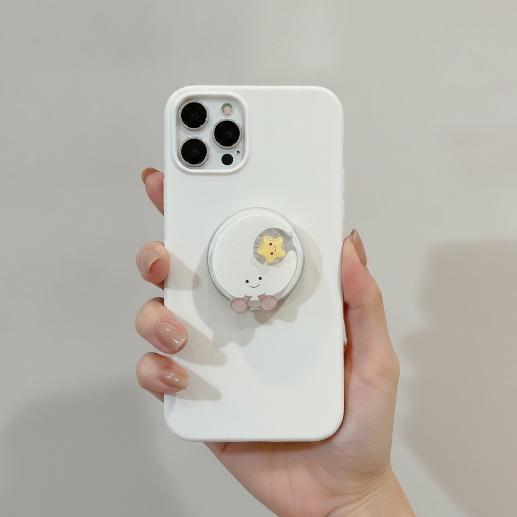 Cute Moon Star Rotating Phone Grip Stand – tech (view 3)
