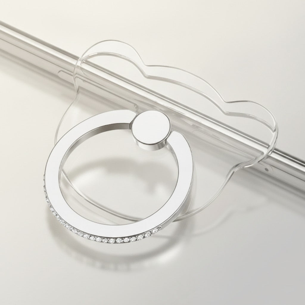Rhinestone Phone Ring Grip – tech (view 1)