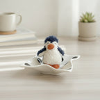 Cute Fluffy Penguin Charm – novelty & toys (view 4)