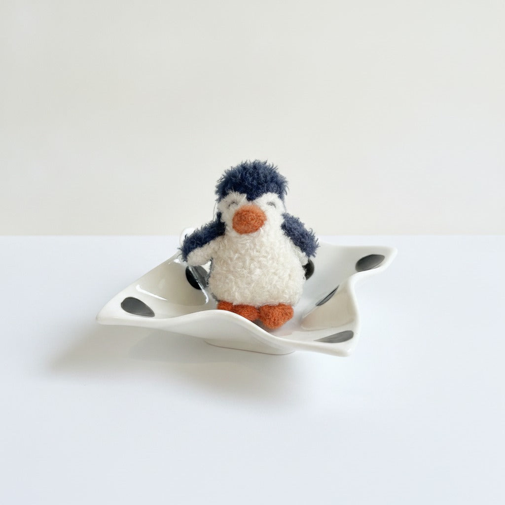 Cute Fluffy Penguin Charm – novelty & toys (view 1)