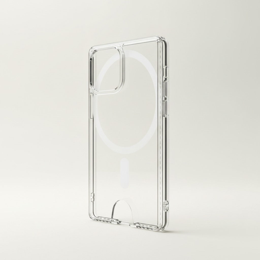 MagSafe Compatible Clear Phone Wallet Case – tech (view 2)