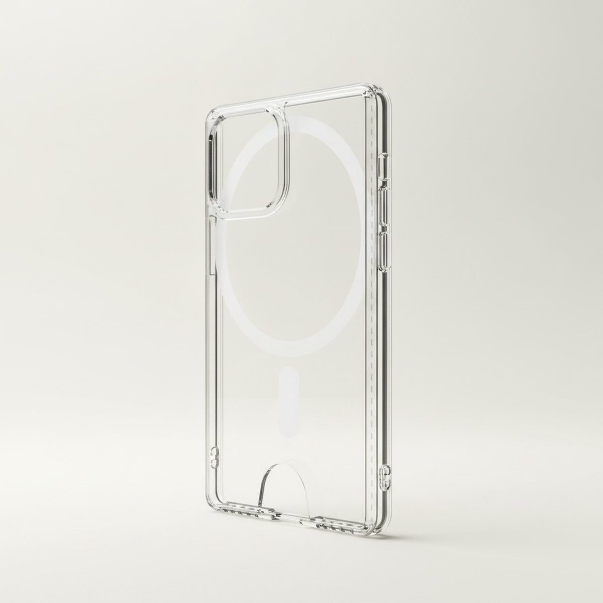 MagSafe Compatible Clear Phone Wallet Case – tech (view 2)