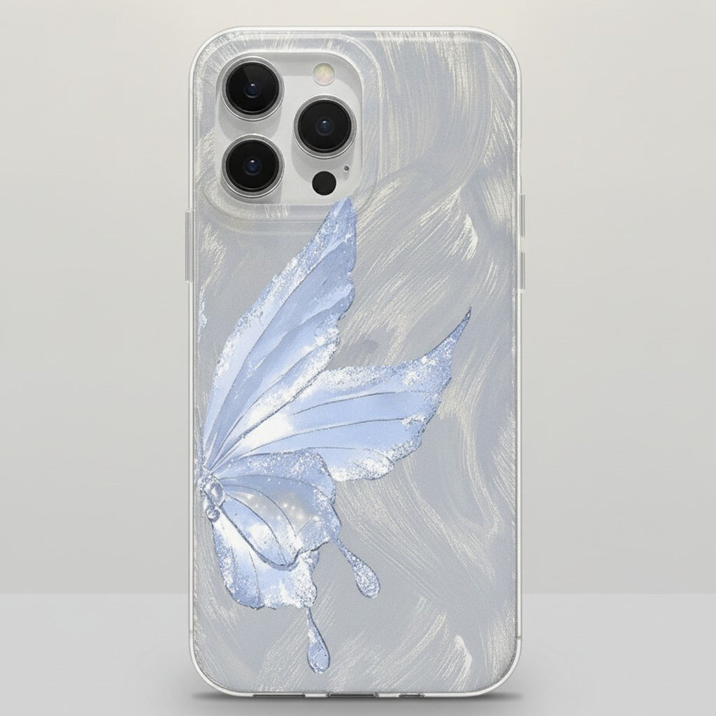 Ethereal Glitter Butterfly iPhone Case – tech (view 1)