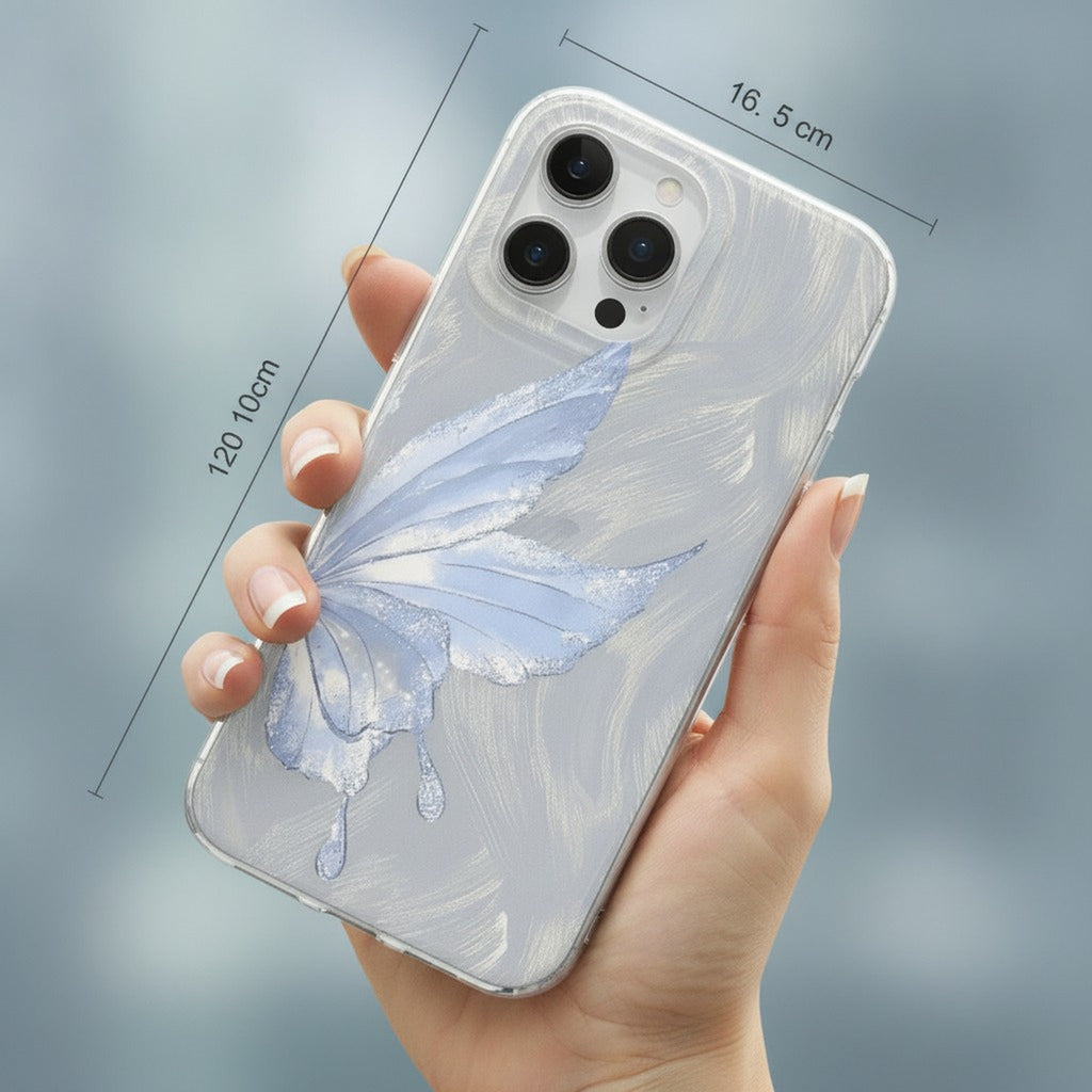 Ethereal Glitter Butterfly iPhone Case – tech (view 3)