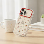 Cute Puppy World Pattern iPhone Case – tech (view 2)