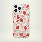 Clear Strawberry MagSafe iPhone Case – tech (view 1)