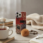 Playful Cat Phone Case with Charm – tech (view 2)