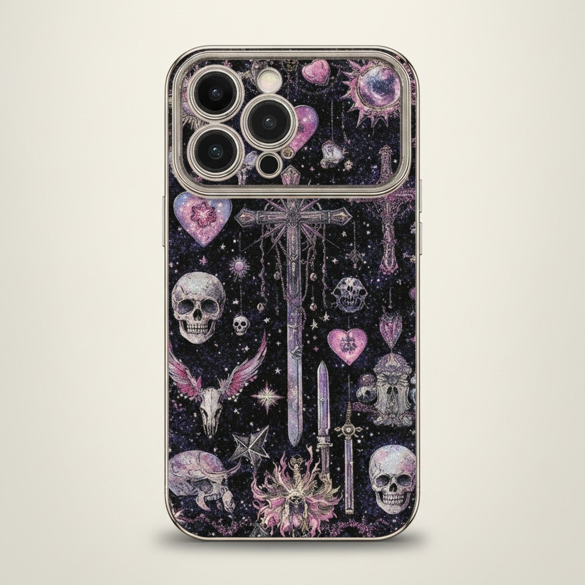 Luxury Skull Cross iPhone Case – tech (view 1)