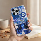 Evil Eye Butterfly Wave Phone Case – tech (view 2)