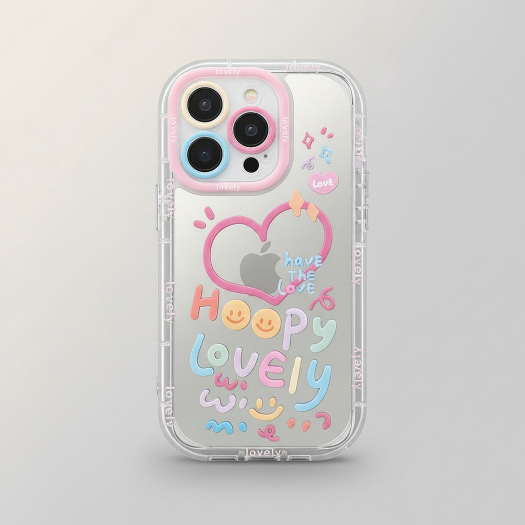 Transparent Cute Mirror Hoopy Lovely Phone Case