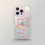 Transparent Cute Mirror Hoopy Lovely Phone Case