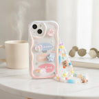 Adorable Wavy Charm Phone Case with Bracelet – tech (view 2)