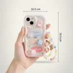 Adorable Wavy Charm Phone Case with Bracelet – tech (view 3)