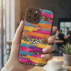 Paint Stroke Leopard Phone Case – tech (view 2)
