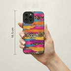 Paint Stroke Leopard Phone Case – tech (view 3)