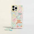 Pastel Whimsical iPhone Case with Beaded Strap – tech (view 1)