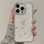 Transparent Glitter Star Bling Crystal Phone Case