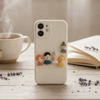 3D Figures Leather Phone Case – tech (view 2)