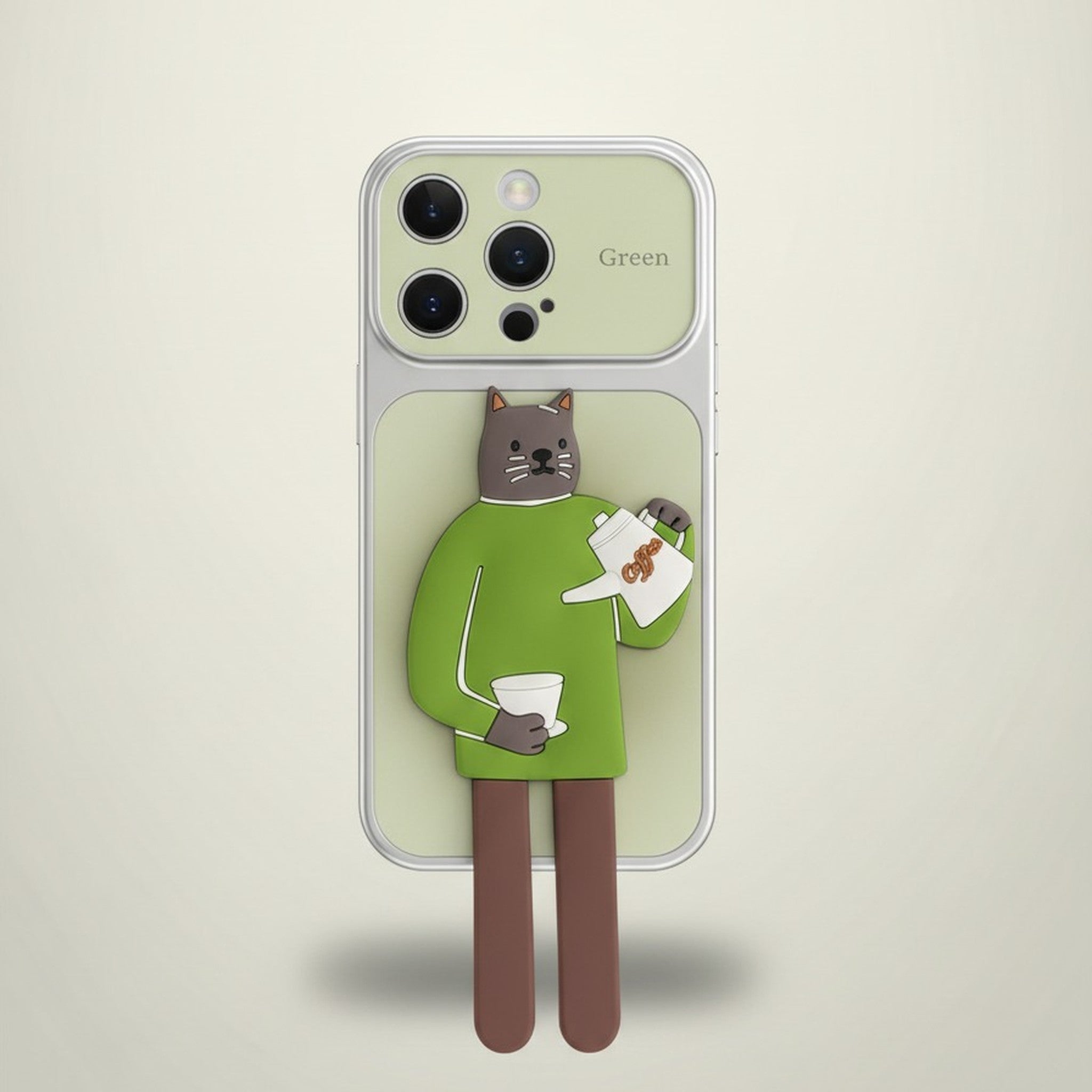Coffee Cat 3D Phone Case