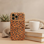 Glitter Leopard Print Large Camera iPhone Case – tech (view 3)